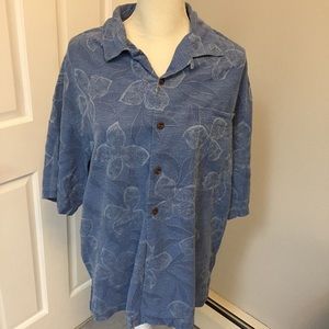Jamaica Jaxx 100% silk Hawaiian button up